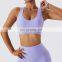 Women Airbrush Mesh Corset Tank Tops Oem Sexy Hollow Backless High Impact Sports Bras