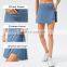 Custom Logo Hot Sale Tennis Yoga Sports Mini Skirt Women Golf Baseball Wear With Shorts Skirt Outdoor Running Fitness Clothes