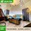 One bedroom, one living room, one bathroom hotel homestay tent 6-meter+6-meter+3-meter connected spherical starry sky tent interior soft decoration