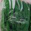 white polyester thread 13 gauge knitted green wave wrinkled latex hand full coated safety work gloves