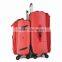 4 wheels factory price big capacity nylon trolley luggage