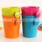 Mini Small plastics kitchen /car trash garbage can with lids on table