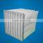 Synthetic fiber pocket filter for second stage gas turbine