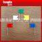 Colorful Decorative Plastic Flat Flag Pins for Gifts