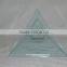 transparent triangle acrylic medal display block