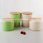 ECO envirenmental bamboo fiber kitchenware/bambooware/round canister