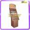 Hot sales electronic products Cardboard Hook Floor Display shelf for supermarket