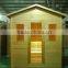 Canada hemlock far infrared sauna room outside steam sauna,outdoor saunas for sale