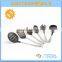 Stainless Steel Handle 5 Piece Nylon Non-Stick Cooking Tool Set