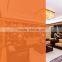 orange color self adhesive window film solid decorative window film