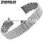 13|18mm high quality imported stainless steel Watch Band with stainless steel buckle