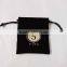 Black gift bags with personal logo golden