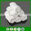cotton white square facial towel for salon and massage