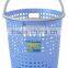 Round portable laundry basket