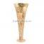 Wholesale Shinnig Golden cone crackle glass mosaic vase                        
                                                Quality Choice