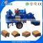 WT2-20M diesel engine mud brick making machine with hopper and mixer