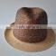 New arrival plain color straw cowboy hat