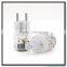 OEM/ODM Rhodium Plated Clear Audio Grade EU Male Power Plug+ IEC Female Plug Connector For audio