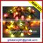 Traditional colorful 50m outdoor led christmas street light decorations and lighting