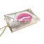 Fashionable Lips Clutch Bag Crocodile Skin Wholesale Price BU614