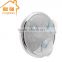Bathroom metal framed cosmetic mirror with suction cup
