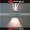 Outdoor Wall Wash Light,Wall Mount LED Light Exterior Stone Wall Lamp 2X3W VL3001D