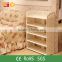 New classic cheap home furniture 5 tier multi wooden shoe rack for sale