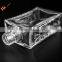 Square Swallow gird Plover First Class Perfume Bottle Clear Glass bottle