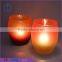 New design Creative egg shaped sand blast glass candle holder