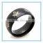 US Air Force Stainless Steel Gunmetal Ring