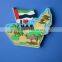 custom 3D logo Enjoy Colorado square soft PVC fridge magnet