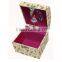 New Design Small Oval Shaped Jewellery Dancing Cube Music Box
