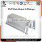 .Clean and beautiful plastic PVC rain water gutter for rain water collector system