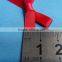 Red satin frame ribbon bows for clothing decoration