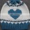 Acrylic Knitted Winter Hat With Pattern