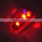 2015 High Quality 5 LED Red Light Bike Safety Rear Light With Bracket