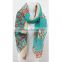 Light Weight Soft Viscose Material Mixed Leopard Printed Spring Scarf for Girls