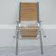 garden furniture outdoor restaurant wooden recliner aluminum dining chair YC016
