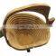 2015 New design natural bamboo frog shape floding basket with handle