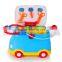 Nice design doctor toys set plastic toys with light and sound