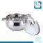 fashion double bottom stainless steel soup pot & stock pot