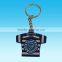 Promotional gift 2D logo effect Custom pvc soft rubber keychains