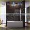 New design frameless brass hinge shower bath screen EX-233
