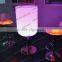 Led Light Up Round Cocktail Table For Sale