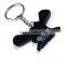 custom design silicone rubber tennis racket keychain