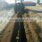 tractor walking big rock soil digging trencher for cable