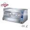 Stainless steel electric food warmer showcase