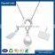 Semi-gloss paper oil-proof jewelry tag with string