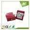Fancy design leather LCD clock alarm clock with calender
