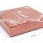 plain pink paper jewelry gift packaging boxes with lid wholesale